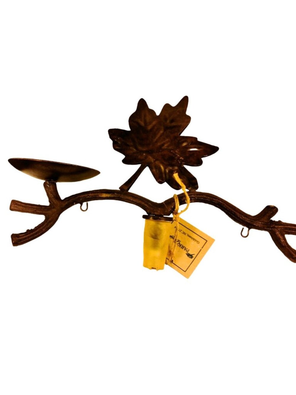 Park Designs Wine Bottle Candle Holder Fall Foliage Metal Candelabra